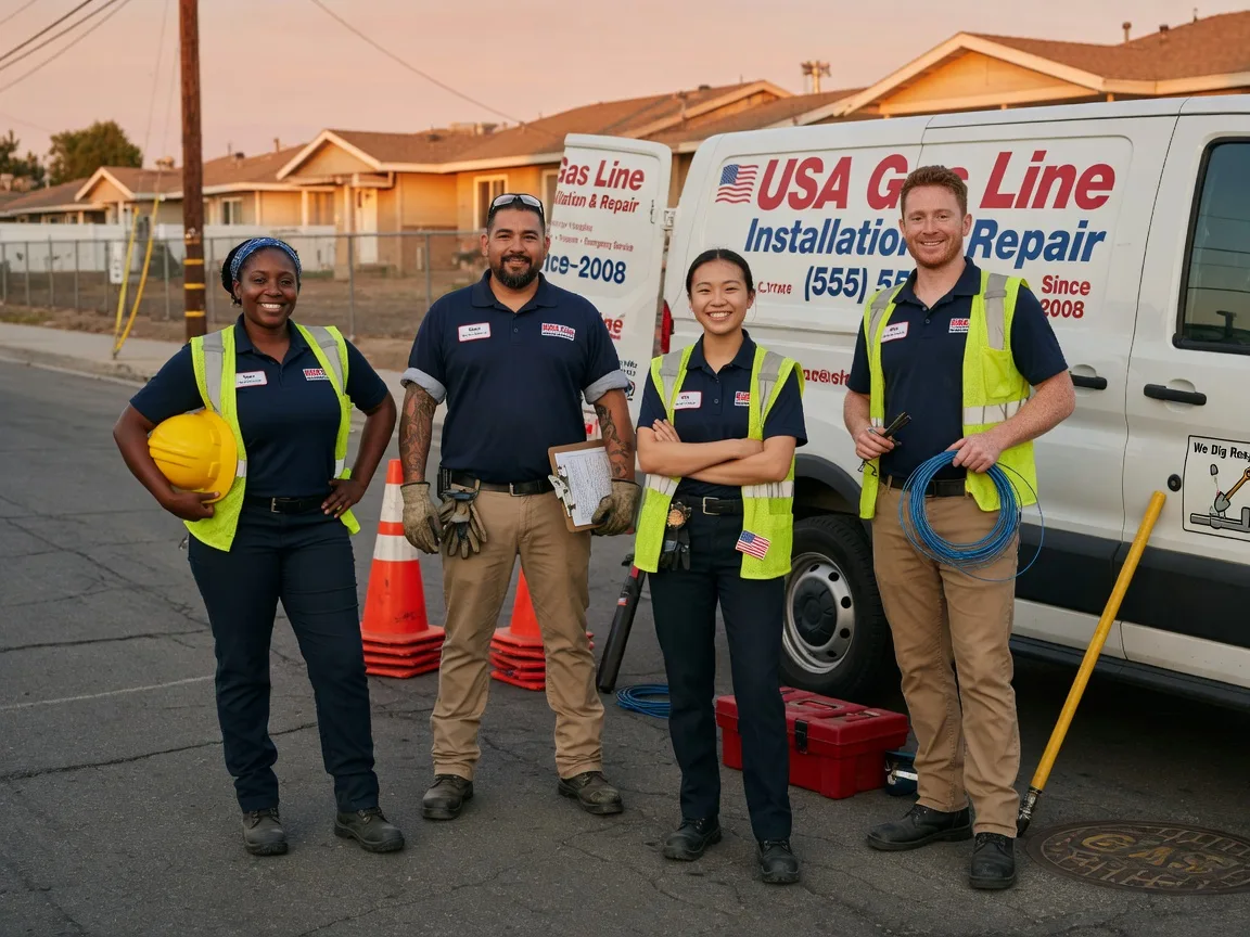 Gas Line Installation company in Milan, IN